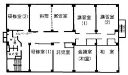 会館三階平面図