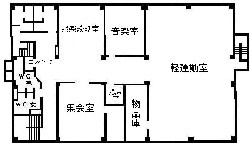 会館四階平面図